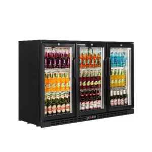 Back Bar Cooler Triple Door